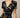 The Black V Neck Floral Button Up Mini Dress