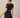 The Black V Neck Floral Button Up Mini Dress