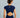 The Navy Round Neck Polka Dot Cutout Midi Dress