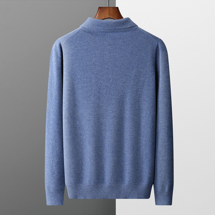 Hercules Long Sleeved Wool Polo