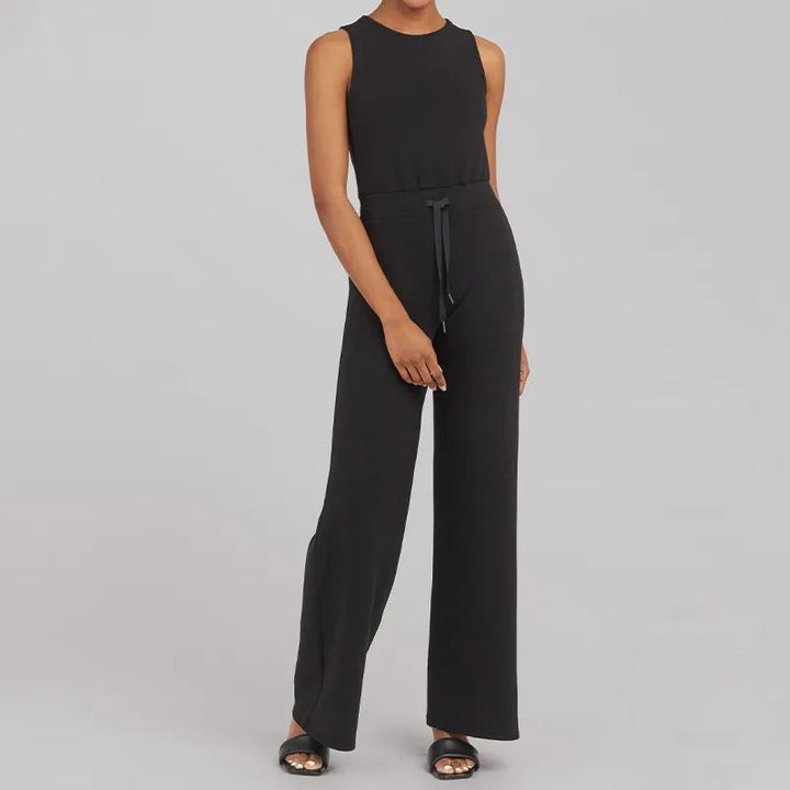 Desiree - Sleeveless solid jumpsuit