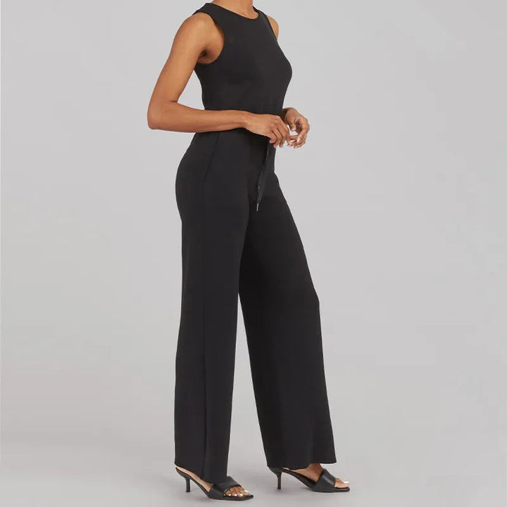 Desiree - Sleeveless solid jumpsuit