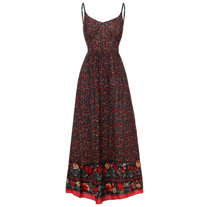 Bohemian dress with straps - Molli