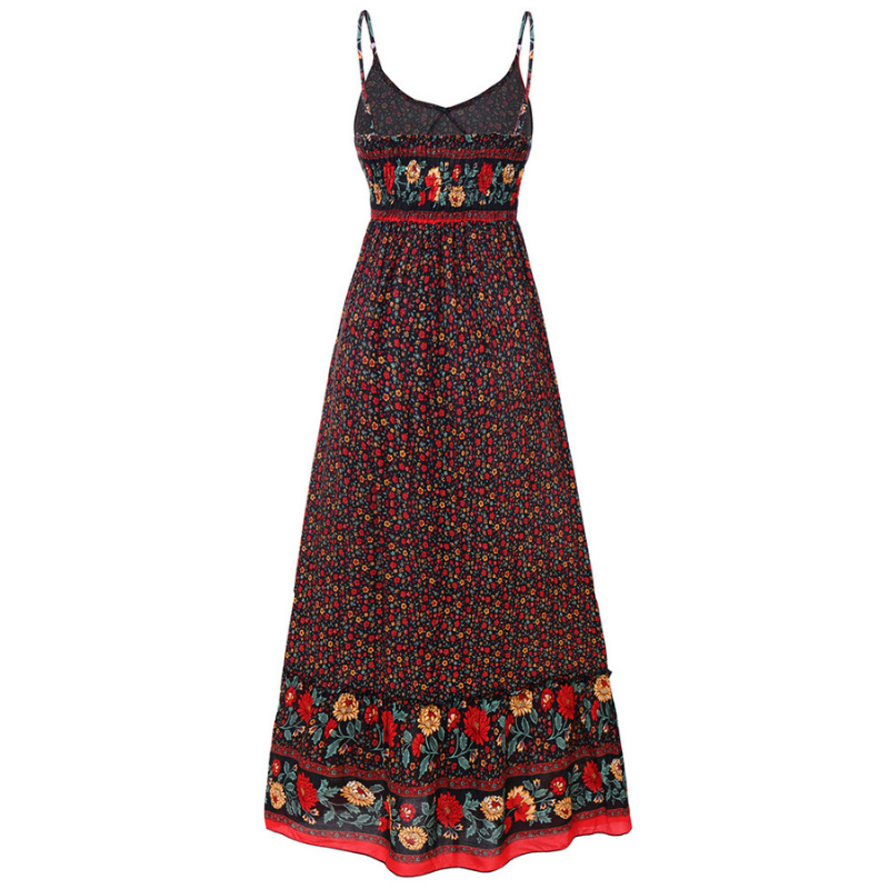 Bohemian dress with straps - Molli