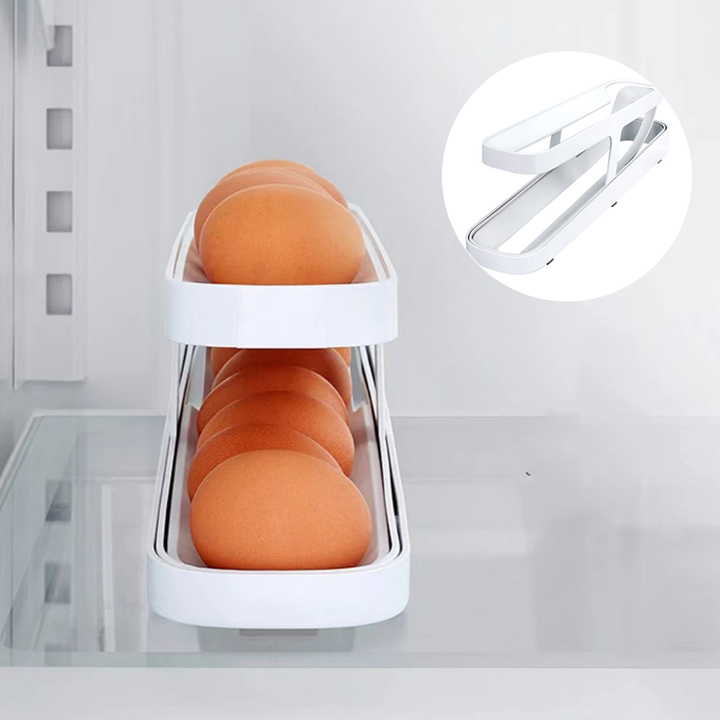 Double automatic egg holder