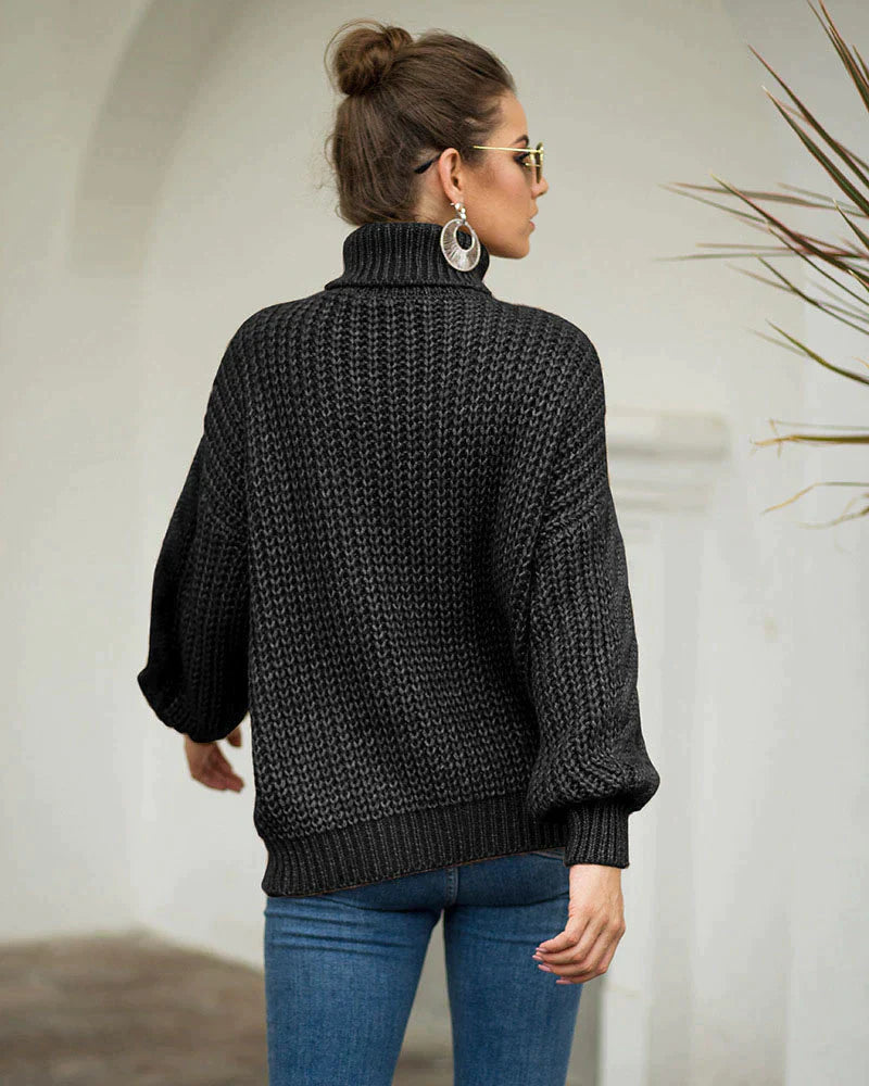 Miranda - Knitted Turtleneck Sweater