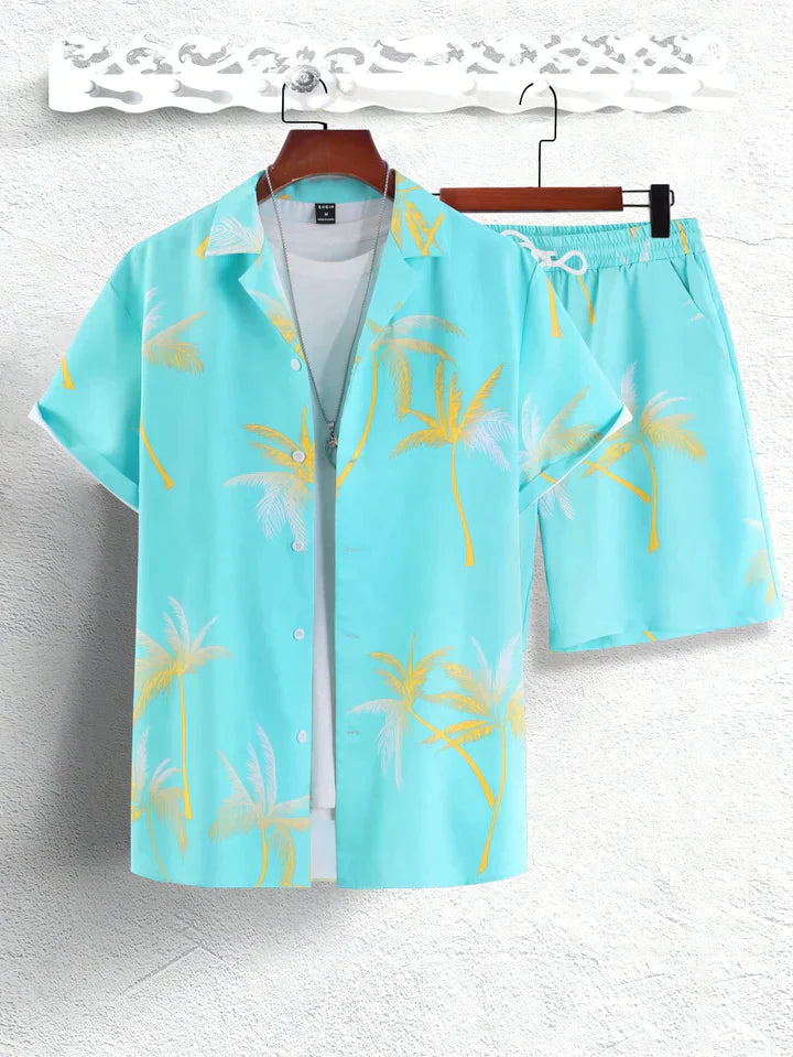 Hawaii ™ Tropical Breeze Palm Tree Print Set