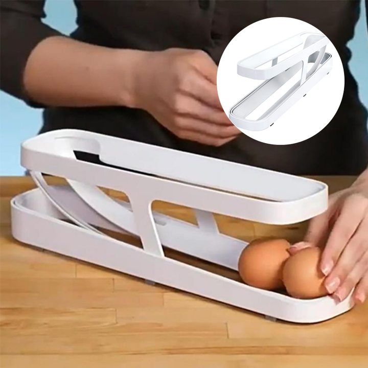 Double automatic egg holder