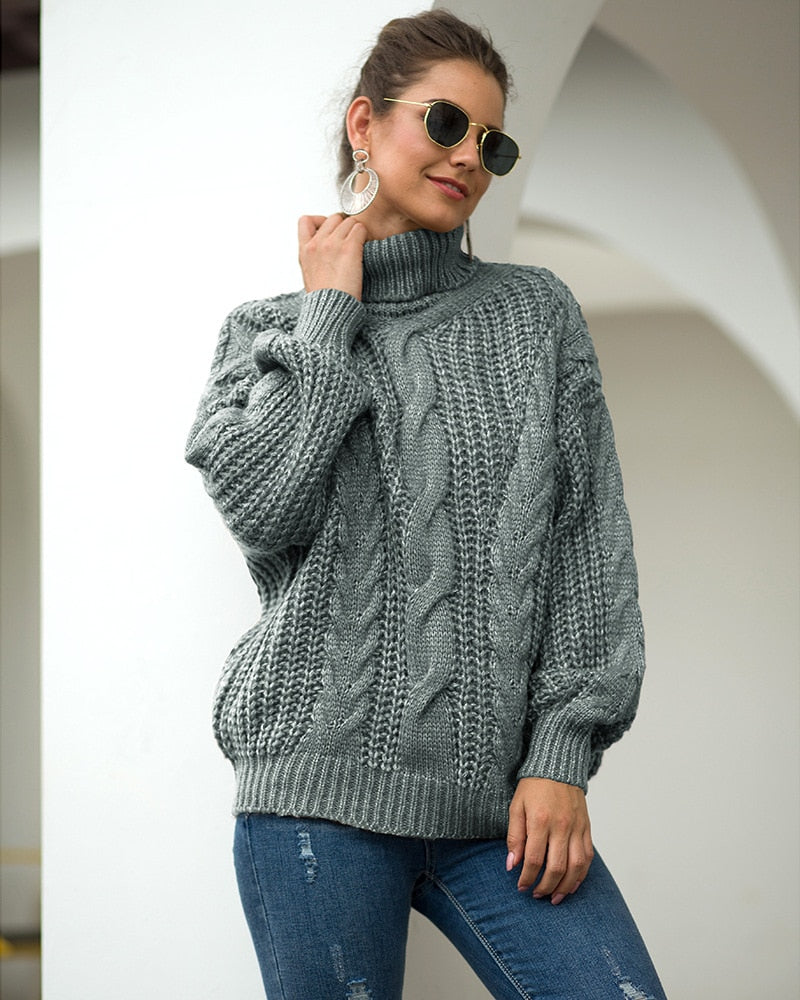 Miranda - Knitted Turtleneck Sweater