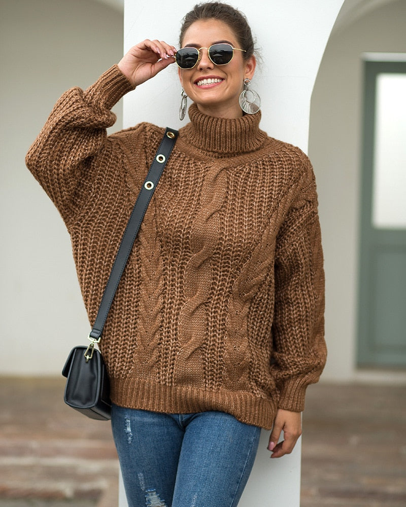 Miranda - Knitted Turtleneck Sweater