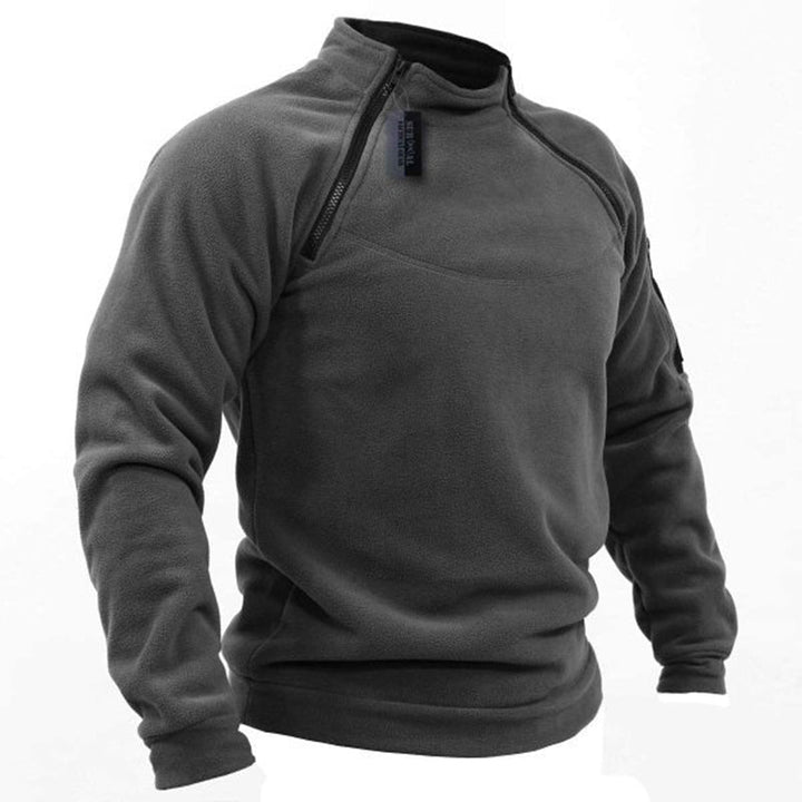 Steph™ | Military-style fleece sweater