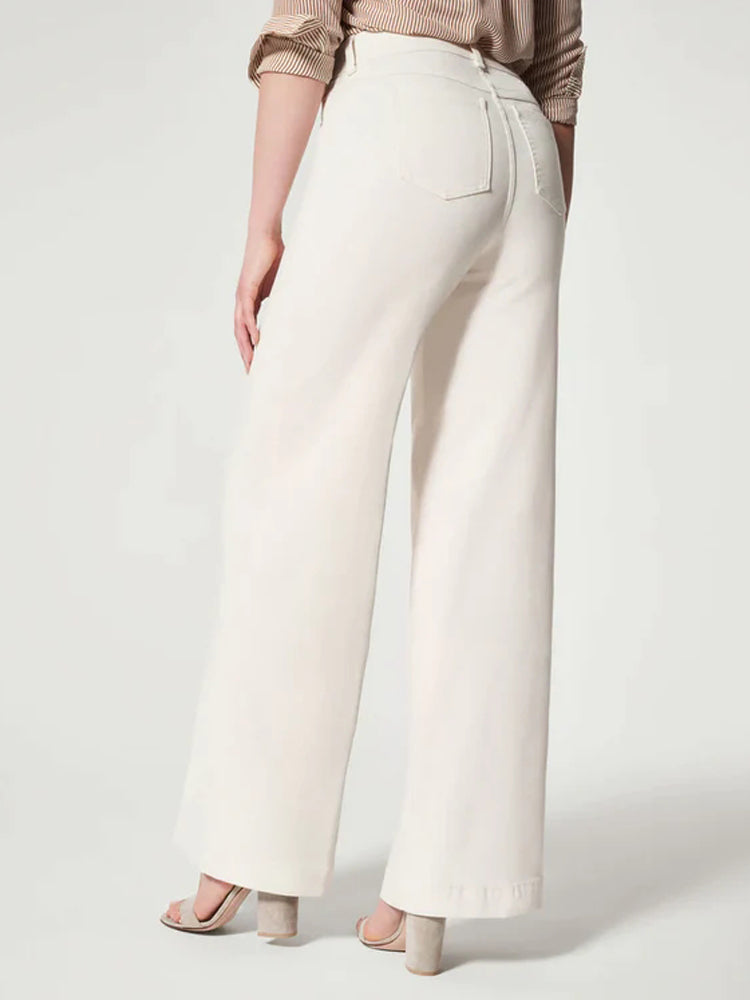 Ghislaine - Pull-On Wide Leg Jeans