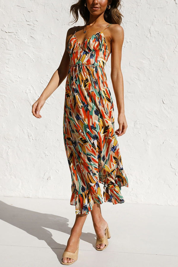 Saanii | Colorful midi dress