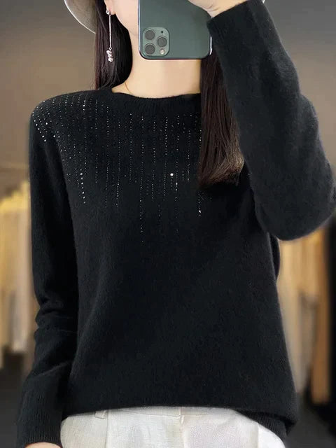 Candice - Warm glittery cardigan