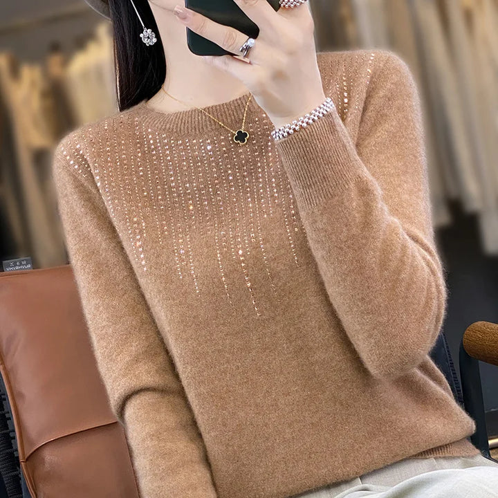 Candice - Warm glittery cardigan