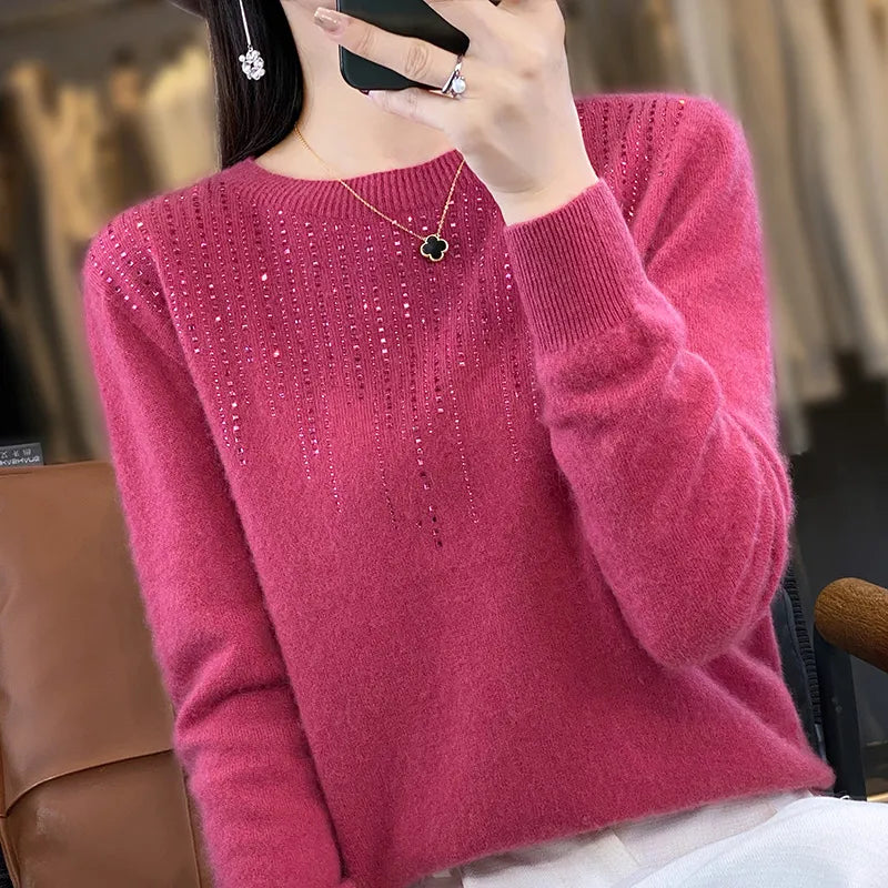 Candice - Warm glittery cardigan