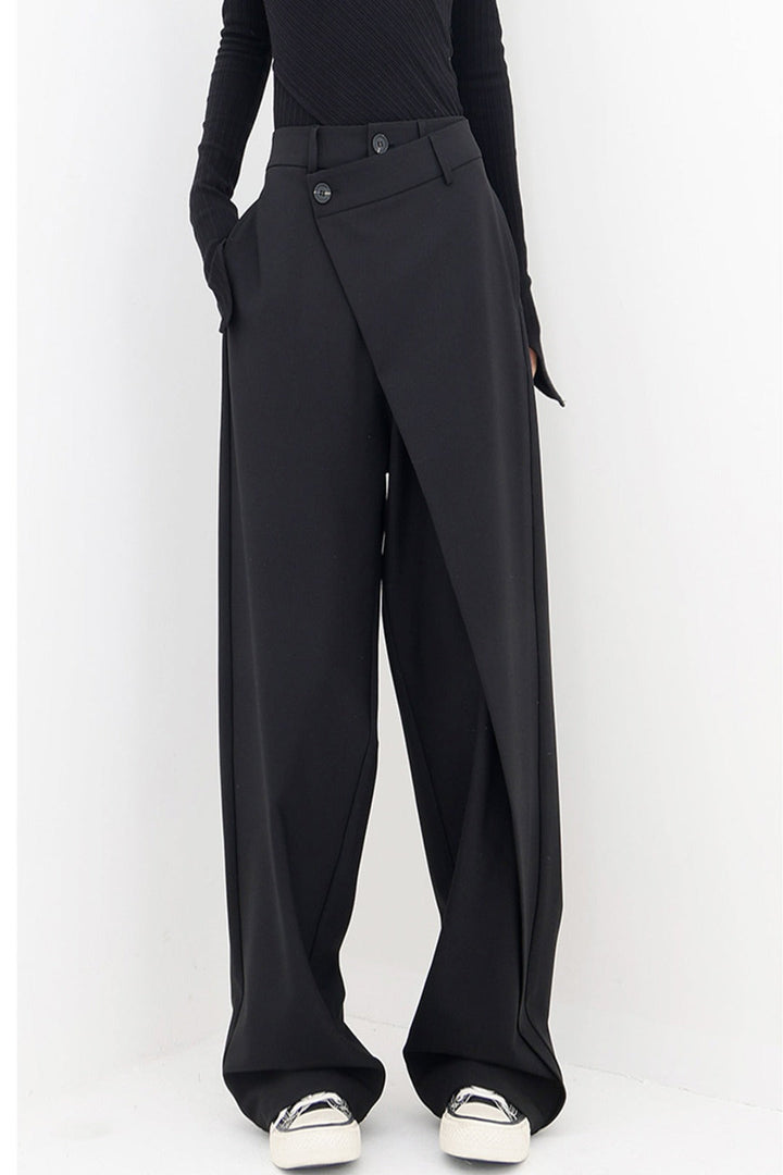 NENE ASYMMETRICAL BAGGY PANTS