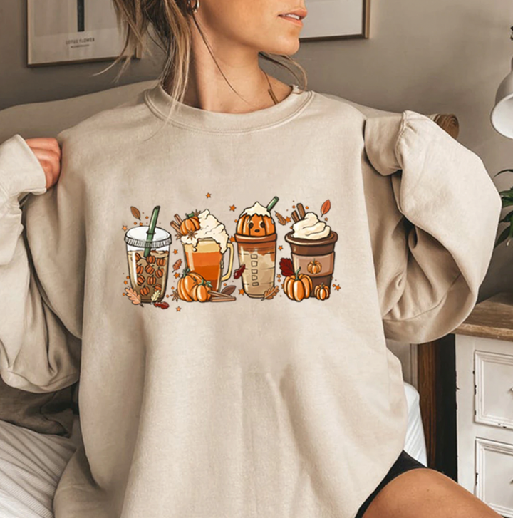 PUMPKIN SPICE - Stylish Sweater with individual design