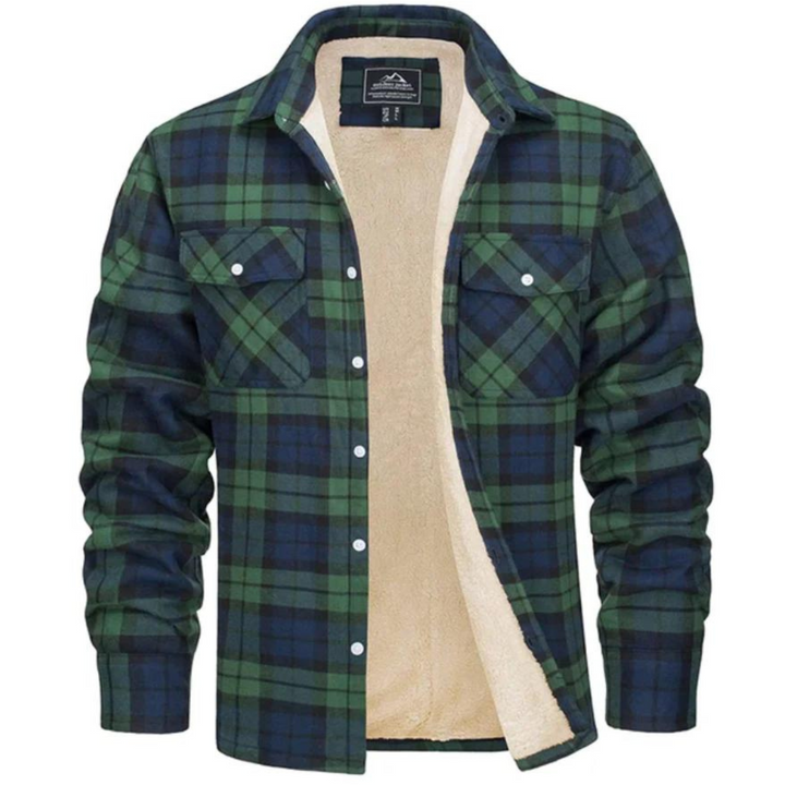 Edgar | Checkered fleece jacket