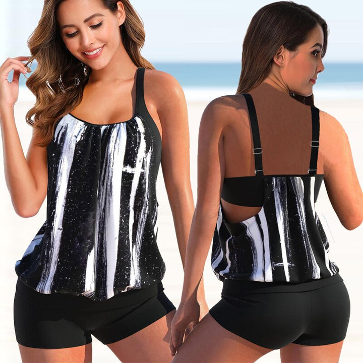 Mélisa - Two-tone tankini set