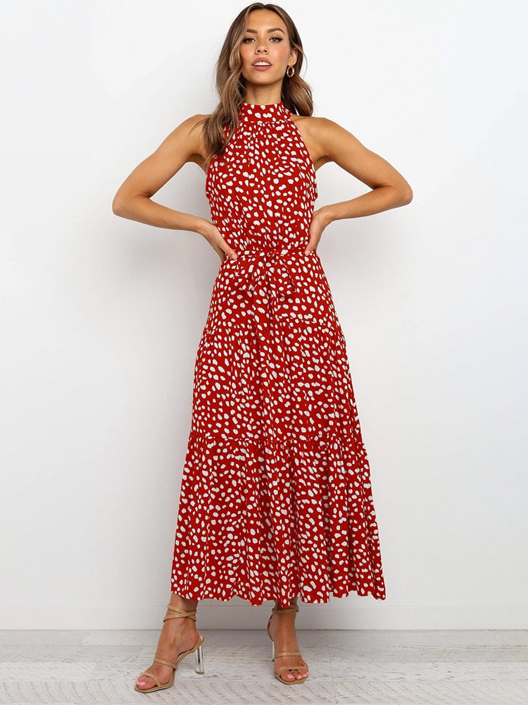 Summer dress with polka dot print - Shine into summer