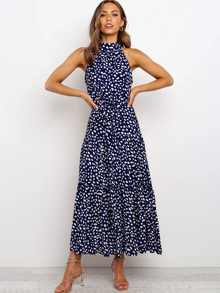 Summer dress with polka dot print - Shine into summer