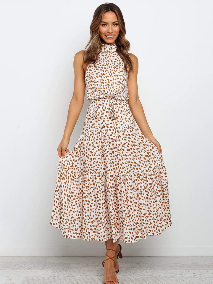 Summer dress with polka dot print - Shine into summer