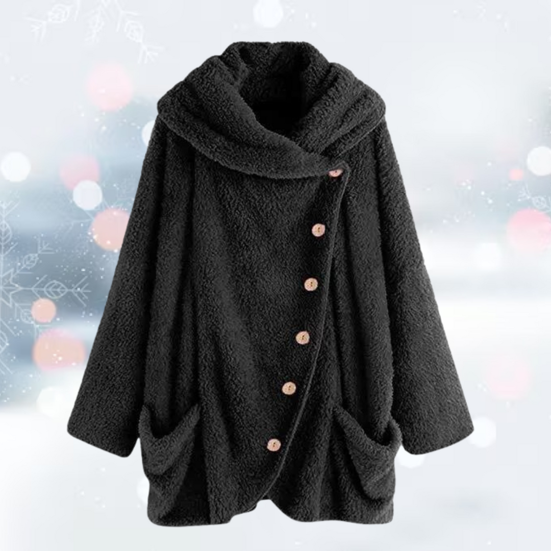 Andrea - The new fashion turn down plush vest jacket