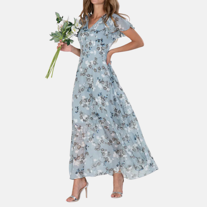 Jeannette - Elegant dress with floral print