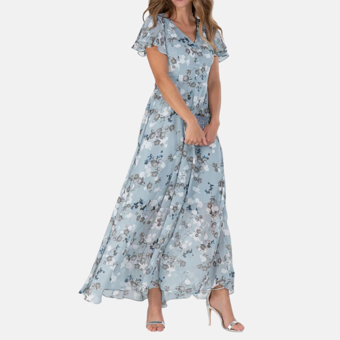 Jeannette - Elegant dress with floral print