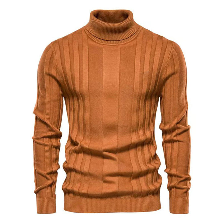 BOGS -Beautiful striped turtleneck sweater for men