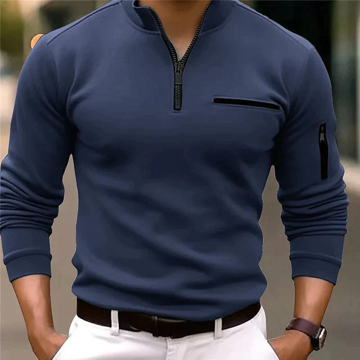 Alex™ I Men's quarter-zip sweater