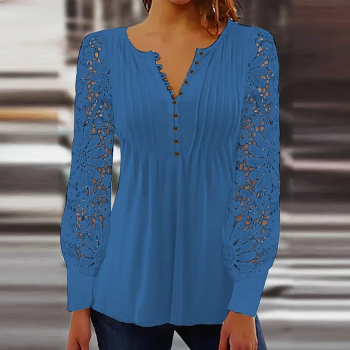 Jeanne - Elegant blouse with long sleeves